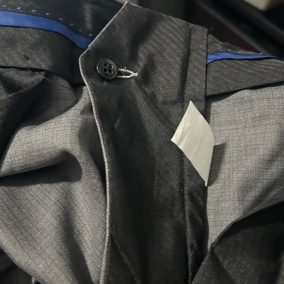 Kenneth Cole Reaction Men’s Grey Dress Pants. NWT. 38 Waist 34 Leg - Picture 7 of 8